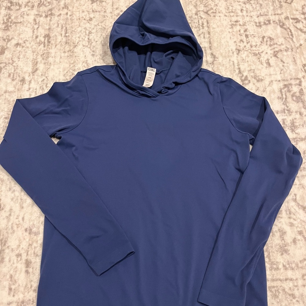 Athleta Girl Blue Hooded Top